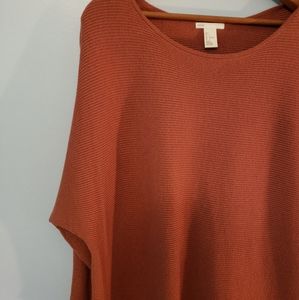 Peach Oversized Minimalist H&M Sweater